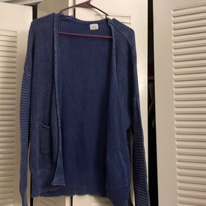 Blue long sleeve O& O cardigan